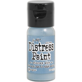RANGER TIM HOLTZ DISTRESS ACRYLIC PAINT STORMY SKY 1OZ