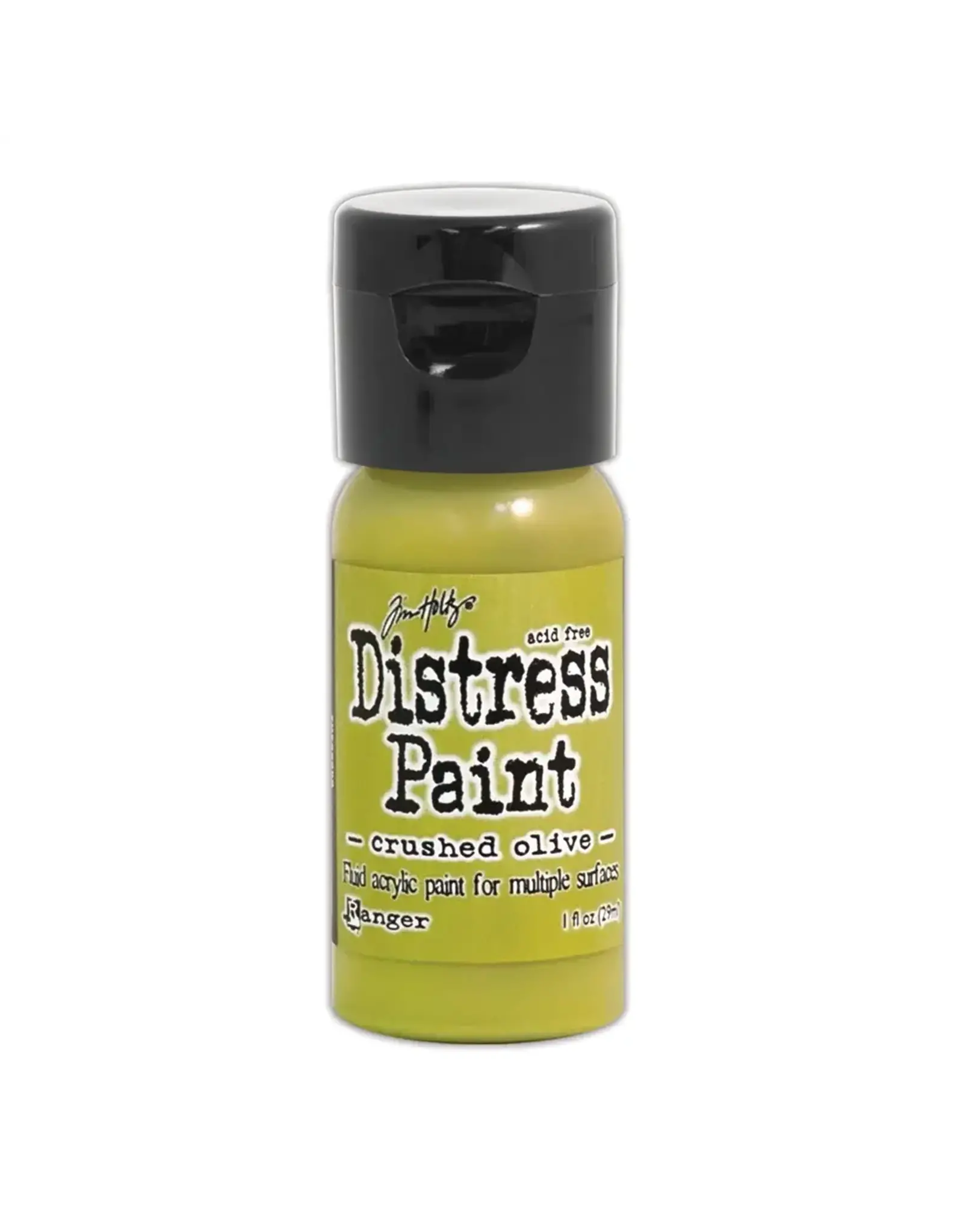 RANGER TIM HOLTZ DISTRESS ACRYLIC PAINT CRUSHED OLIVE 1OZ
