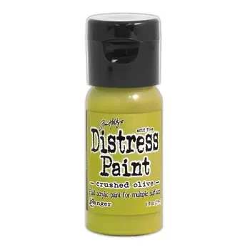 RANGER TIM HOLTZ DISTRESS ACRYLIC PAINT CRUSHED OLIVE 1OZ