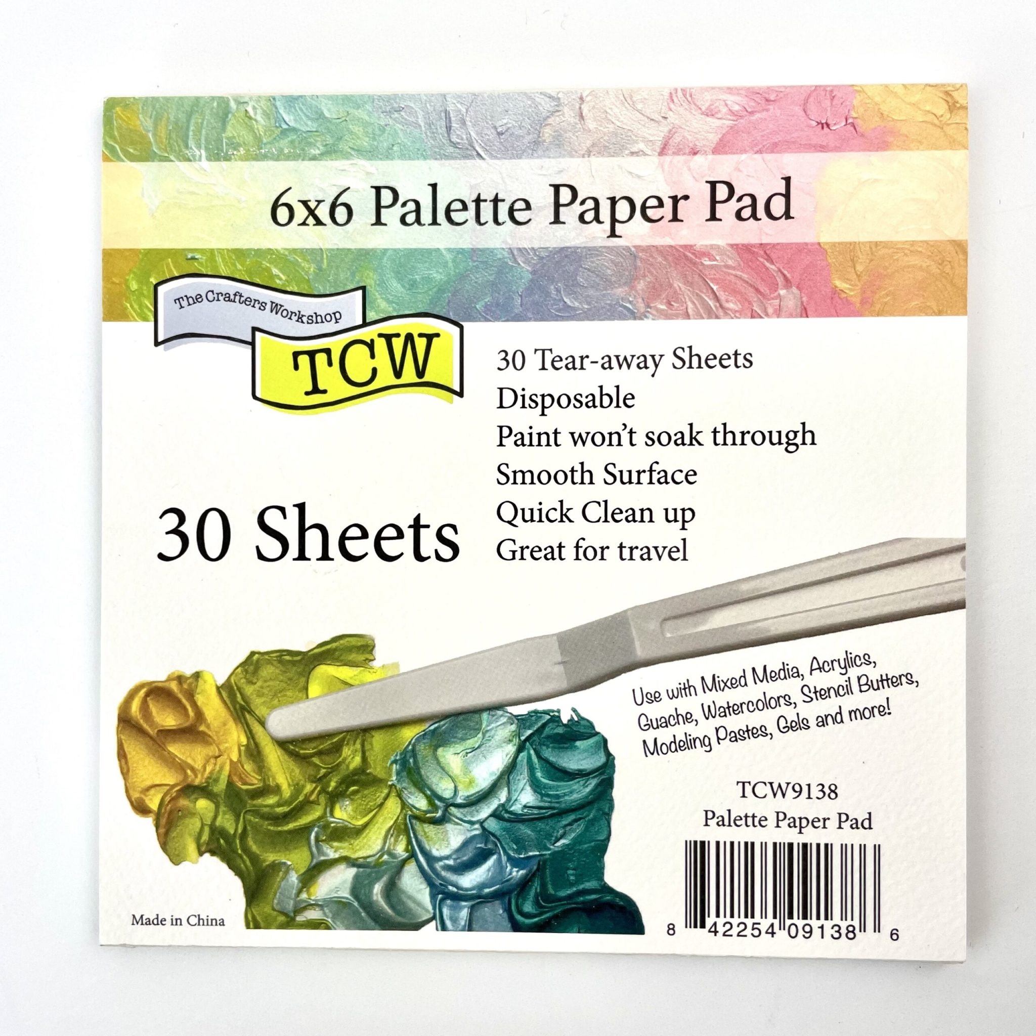 CRAFTERS WORKSHOP THE CRAFTER'S WORKSHOP PALETTE 6x6 PAPER PAD 30 SHEETS