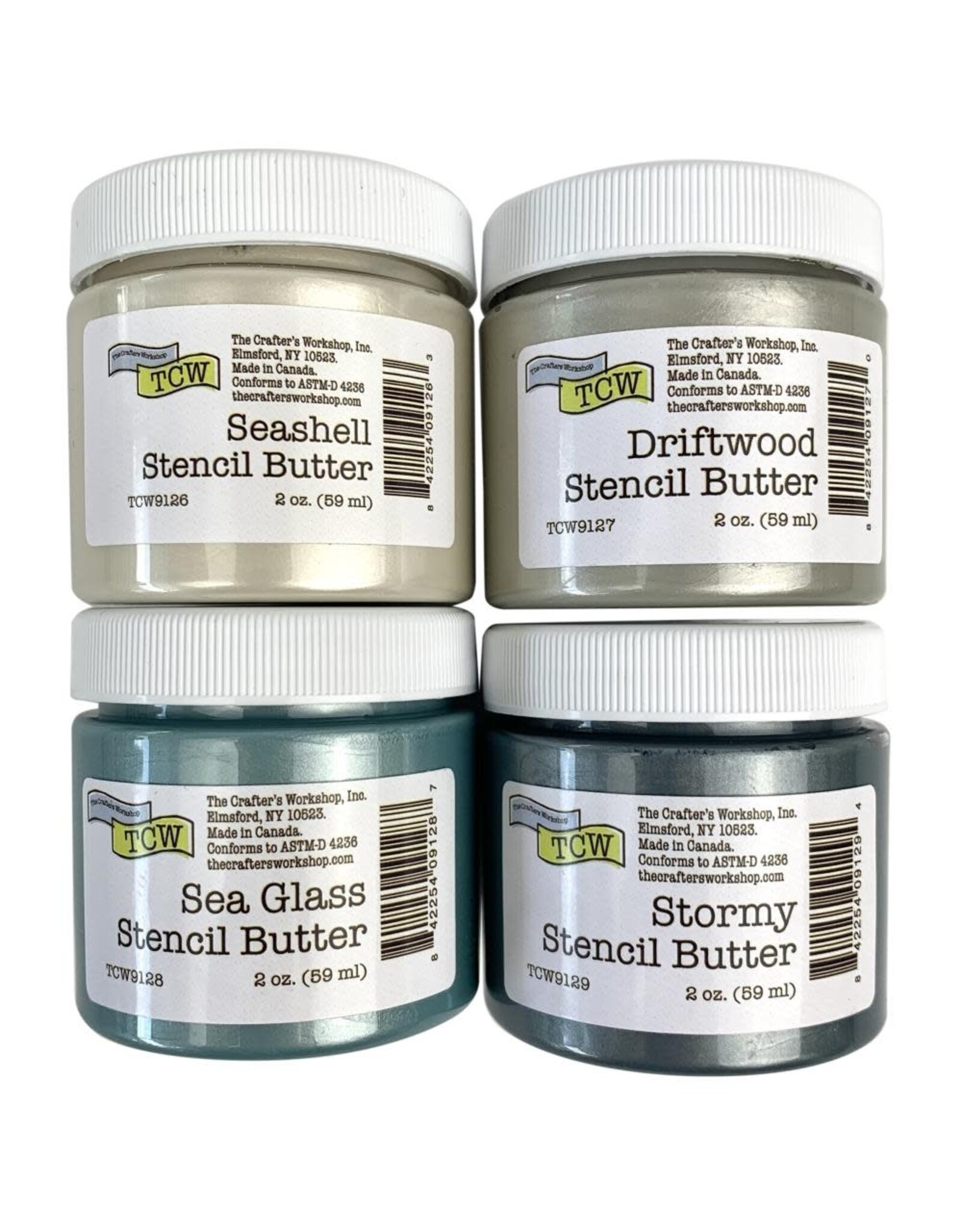 CRAFTERS WORKSHOP THE CRAFTERS WORKSHOP BEACH HOUSE STENCIL BUTTER 2oz 4/PK