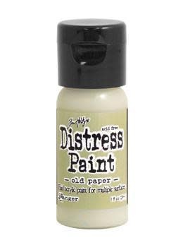 RANGER TIM HOLTZ DISTRESS ACRYLIC PAINT OLD PAPER 1OZ