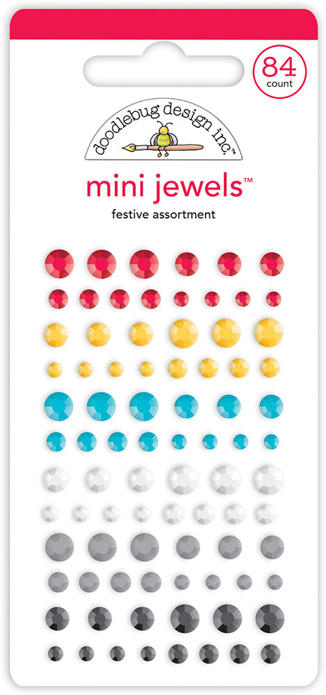 DOODLEBUG DESIGN DOODLEBUG DESIGN MINI JEWELS FESTIVE ASSORTMENT