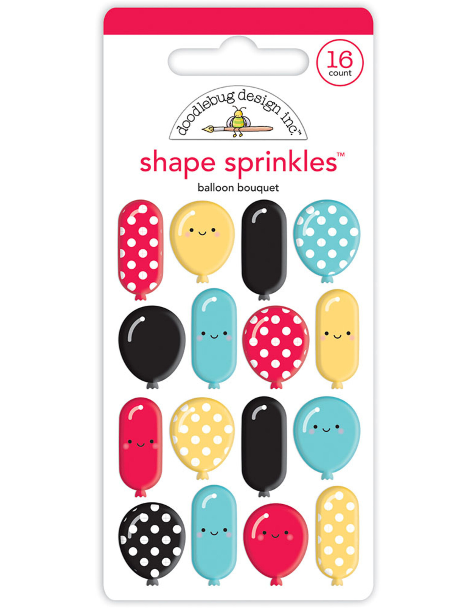 DOODLEBUG DESIGN DOODLEBUG DESIGN BALLOON BOUQUET SHAPE SPRINKLES
