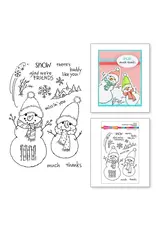 STAMPENDOUS STAMPENDOUS FRANSFORMER SNOWY FRIENDS CLEAR STAMP SET