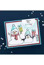 STAMPENDOUS STAMPENDOUS FRANSFORMER SNOWY FRIENDS CLEAR STAMP SET