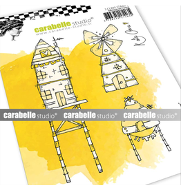 CARABELLE STUDIOS CARABELLE STUDIO CLING STAMP A6 DWELLINGS BY KATE CRANE