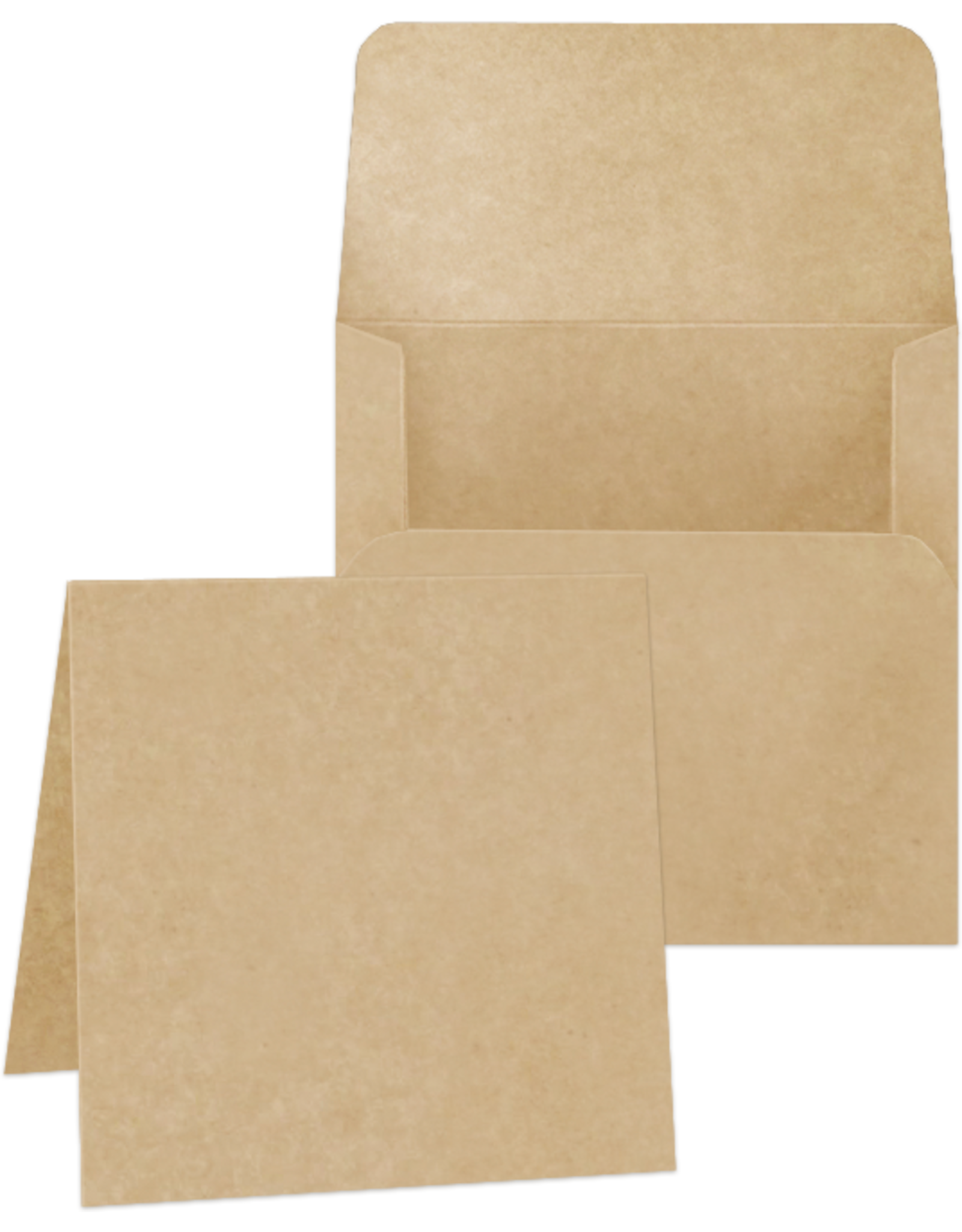 GRAPHIC 45 GRAPHIC 45 KRAFT SQUARE CARDS WITH ENVELOPES 5.25x5.25 6/pk
