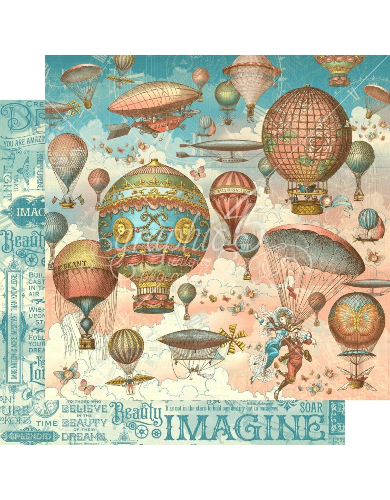 GRAPHIC 45 IMAGINE 8x8 COLLECTOR'S EDITION PACK - Scrapbook Centrale