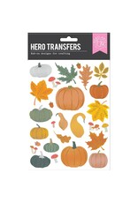 HERO ARTS HERO ARTS HERO TRANSFERS PUMPKIN & LEAVES RUB-ONS