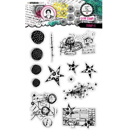 STUDIOLIGHT STUDIOLIGHT ART BY MARLENE SIGNATURE COLLECTION STAMP-IT CLEAR STAMP SET