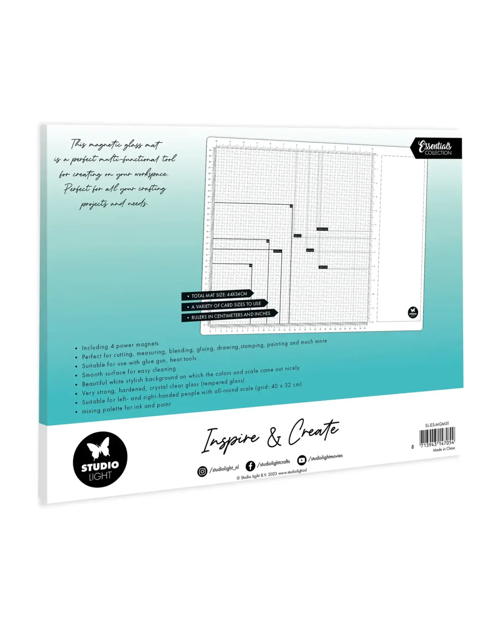 STUDIOLIGHT ESSENTIALS COLLECTION GLASS MAT Scrapbook Centrale