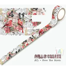 AALL & CREATE AALL & CREATE BIPASHA BK #75 FREE THE BIRDS WASHI TAPE