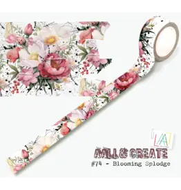 AALL & CREATE AALL & CREATE BIPASHA BK #74 BLOOMING SPLODGE WASHI TAPE