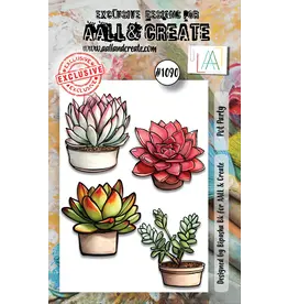 AALL & CREATE AALL & CREATE BIPASHA BK #1090 POT PARTY A7 CLEAR STAMP SET