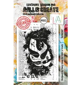 AALL & CREATE AALL & CREATE TRACY EVANS #1005 TURNOVER A7 CLEAR STAMP