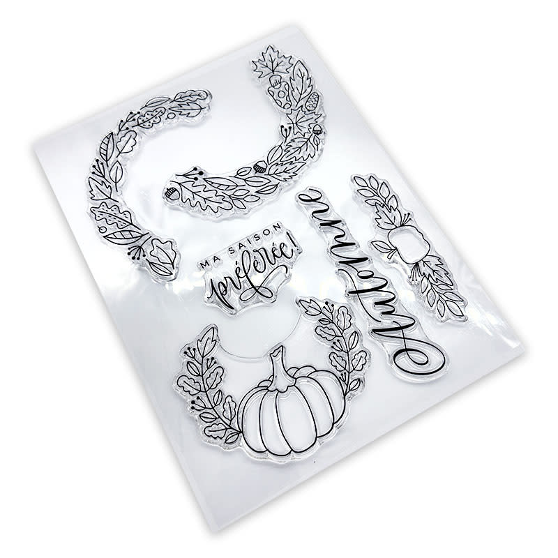 MÉLANIE BÉRIAULT MA SAISON PRÉFÉRÉE CLEAR STAMP SET