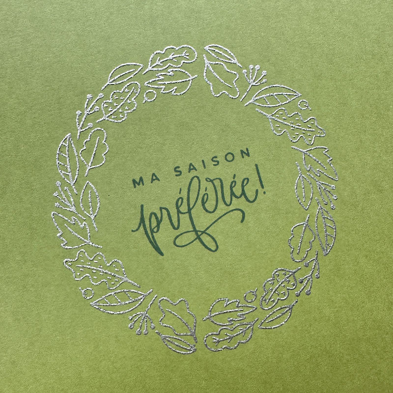 MÉLANIE BÉRIAULT MA SAISON PRÉFÉRÉE CLEAR STAMP SET
