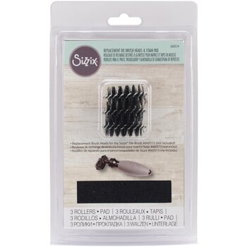 SIZZIX SIZZIX REPLACEMENT DIE BRUSH HEADS & FOAM PAD