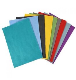 SIZZIX SIZZIX BOLD COLOURS FELT SHEETS 10PK