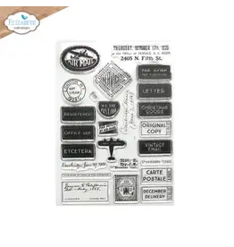 ELIZABETH CRAFT DESIGNS ELIZABETH CRAFT DESIGNS PLANNER ESSENTIALS CORRESPONDENCE FROM THE PAST 2 CLEAR STAMP SET
