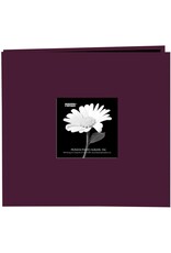PIONEER PIONEER SWEET PLUM BOOK CLOTH COVER 8x8 POST BOUND ALBUM WITH WINDOW
