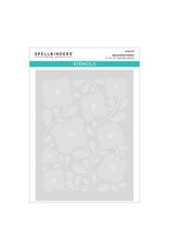 SPELLBINDERS SPELLBINDERS FLOWER MARKET COLLECTION BLOSSOMING FLOWERS LAYERING STENCIL SET