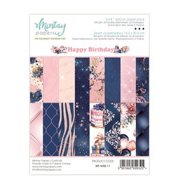 MINTAY MINTAY HAPPY BIRTHDAY 6x8 ADD-ON PAPER PAD 24 SHEETS