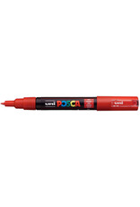 POSCA UNI POSCA RED OPAQUE WATER-BASED EXTRA FINE PAINT MARKER
