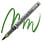 KARIN KARIN OLIVE GREEN BRUSHMARKER PRO MARKER