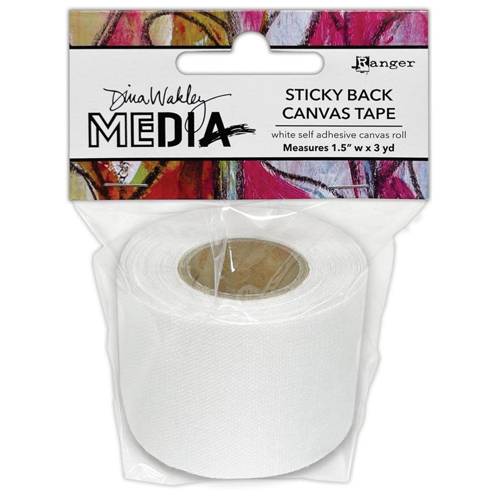 RANGER RANGER DINA WAKLEY MEDIA STICKY BACK CANVAS TAPE 1.5"x3yrds