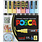 POSCA UNI POSCA PC-3M  FINE SOFT COLORS PAINT MARKER SET 8/PK