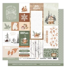 FLORILEGES DESIGNS FLORILÈGES DESIGN COLLECTION HISTOIRE D'HIVER #5 12x12 CARDSTOCK