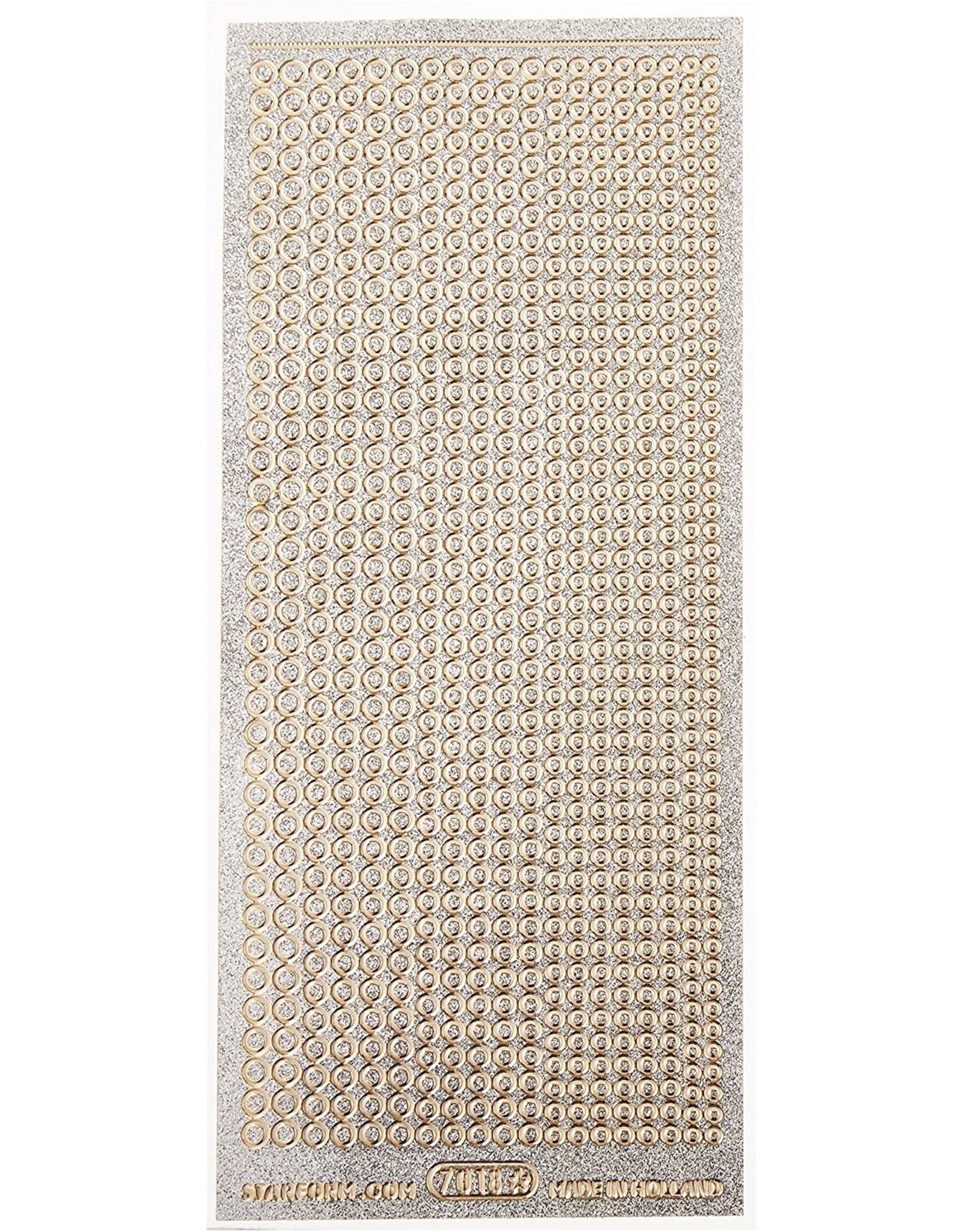 STARFORM STARFORM SILVER GLITTER DOTS PEEL OFFS