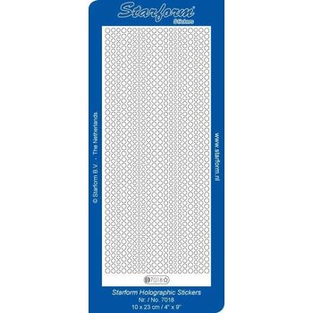 STARFORM STARFORM TRANSPARENT SILVER GLITTER DOTS PEEL OFFS