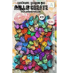 AALL & CREATE AALL & CREATE TRACY EVANS #29 COLOUR IN FLIGHT COLOUR DIE CUTS 63/PK