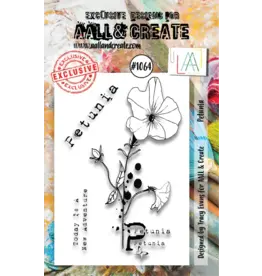 AALL & CREATE AALL & CREATE TRACY EVANS #1064 PETUNIA A7 CLEAR STAMP SET