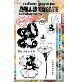 AALL & CREATE AALL & CREATE TRACY EVANS #1061 NEMESIA DIANTHUS A6 CLEAR STAMP SET