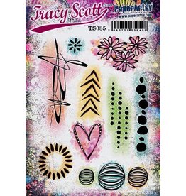 PAPER ARTSY PAPER ARTSY TRACY SCOTT TS085 CLING STAMP SET