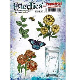 PAPER ARTSY PAPER ARTSY ECLECTICA GWEN LAFLEUR EGL39 CLING STAMP SET