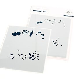 PINKFRESH PINKFRESH STUDIO FARM FRESH STENCIL SET 2/PK