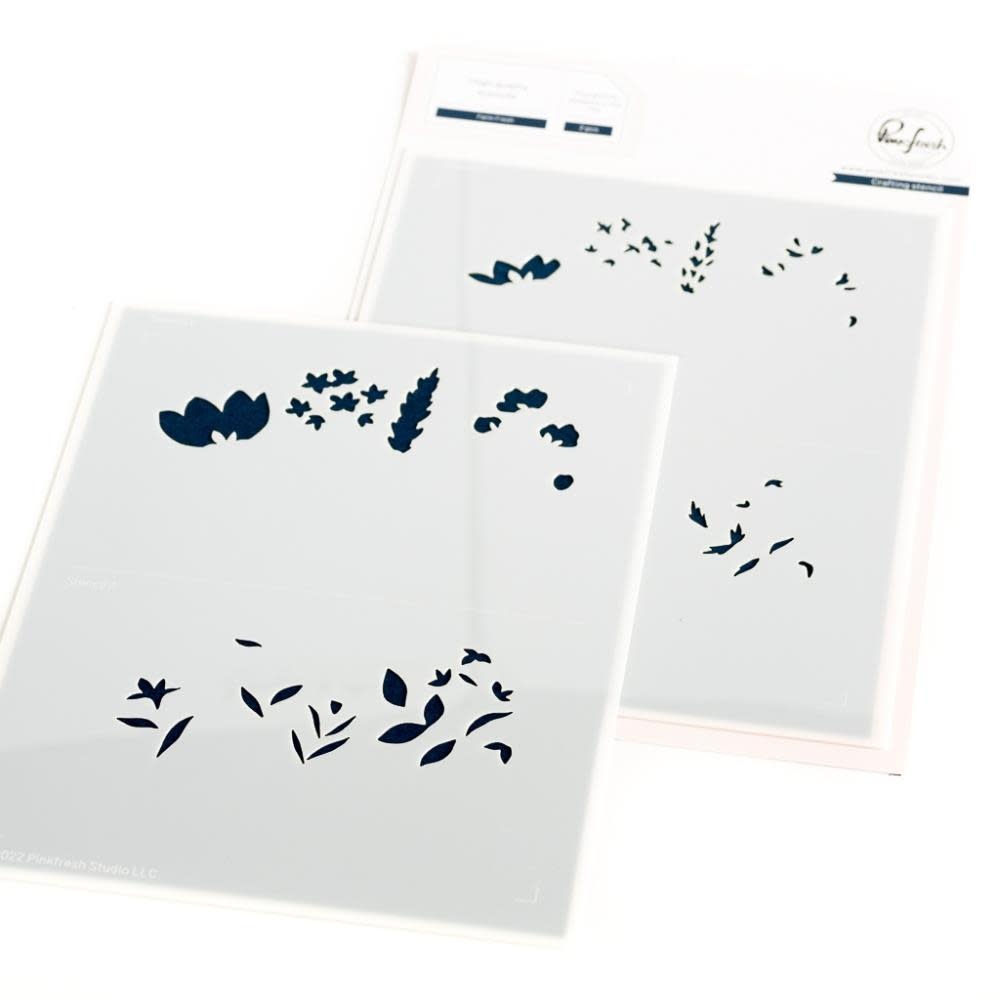 PINKFRESH PINKFRESH STUDIO FARM FRESH STENCIL SET 2/PK
