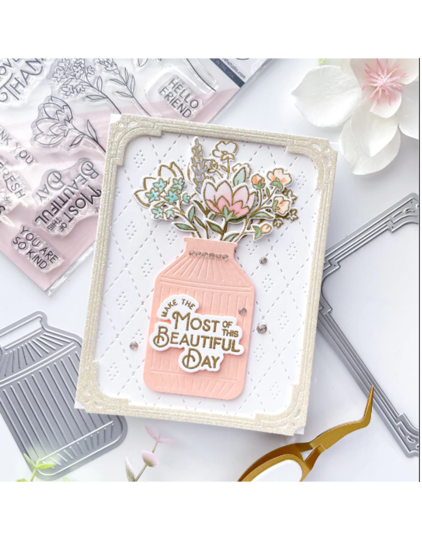PINKFRESH PINKFRESH STUDIO FARM FRESH STENCIL SET 2/PK