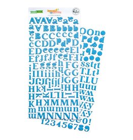 Sticko Alphabet Stickers-Black Brush Small