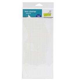 LAWN FAWN LAWN FAWN SLIMLINE HILLSIDE STENCILS 4x9 2/PK