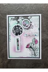 AALL & CREATE AALL & CREATE TRACY EVANS #1060 HOSTA A5 CLEAR STAMP SET