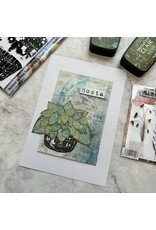 AALL & CREATE AALL & CREATE TRACY EVANS #1060 HOSTA A5 CLEAR STAMP SET