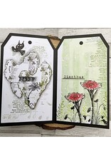 AALL & CREATE AALL & CREATE TRACY EVANS #1061 NEMESIA DIANTHUS A6 CLEAR STAMP SET