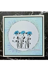 AALL & CREATE AALL & CREATE TRACY EVANS #1065 CORNFLOWER A7 CLEAR STAMP SET