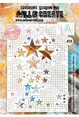 AALL & CREATE AALL & CREATE AUTOUR DE MWA #121 SMITTEN WITH STARS STENCIL A4